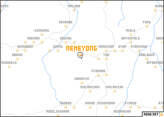 map of Nemeyong