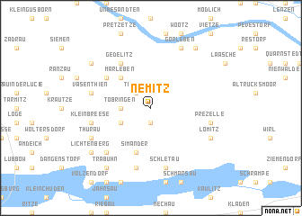 map of Nemitz