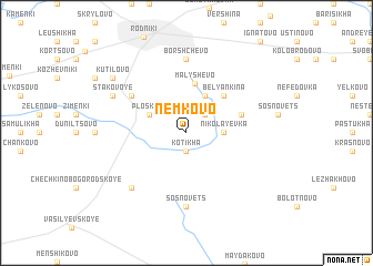 map of Nemkovo