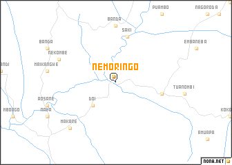 map of Nemoringo