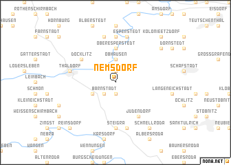 map of Nemsdorf