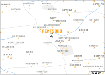 map of Nemtsovo