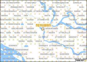 map of Nemubāri