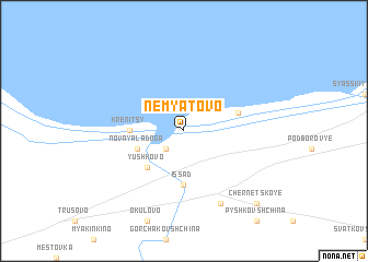 map of Nemyatovo