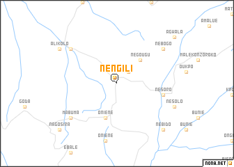 map of Nengili