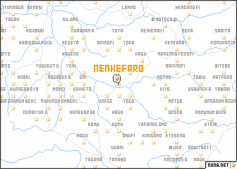 map of Nenkefaro