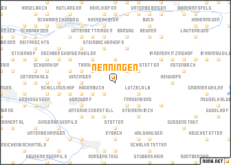 map of Nenningen
