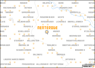 map of Nenterode