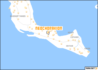 map of Neochorákion