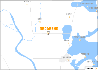 map of Neodesha