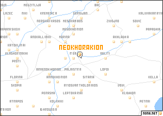 map of Neokhorákion