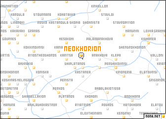 map of Neokhórion