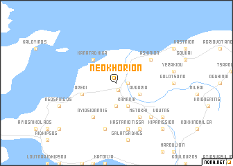 map of Neokhórion