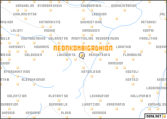 map of Néon Kombigádhion
