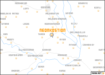 map of Néon Kostíon