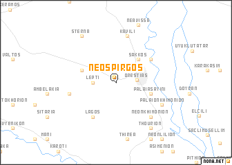 map of Néos Pírgos