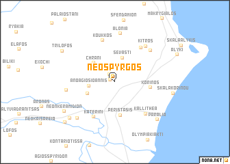 map of Néos Pýrgos