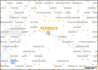 map of Nepasice