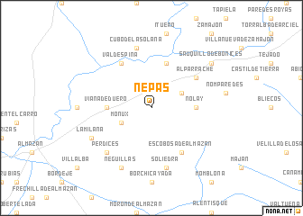 map of Nepas