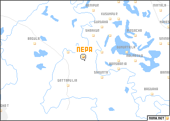map of Nepa