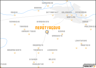 map of Nepotyagovo