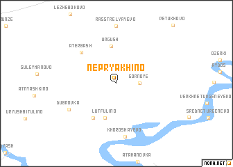 map of Nepryakhino