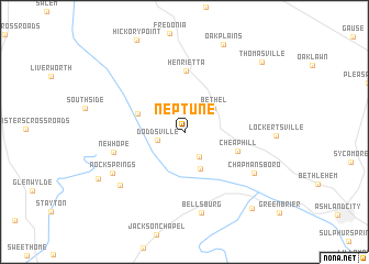 map of Neptune