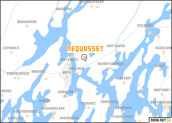 map of Nequasset