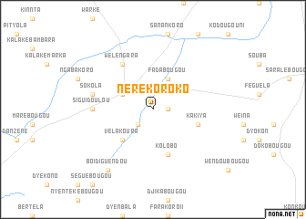 map of Nérékoroko