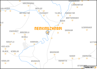 map of Nerkin Dzhrapi
