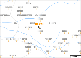 map of Nermiş