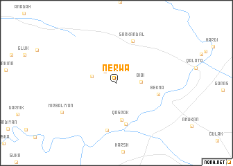 map of Nērwa