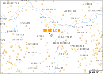 map of Nesalce