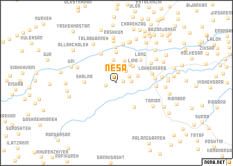 map of Nesā\