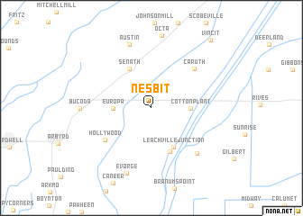 map of Nesbit