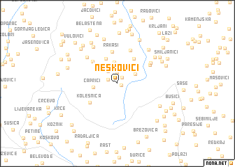 map of Neškovići