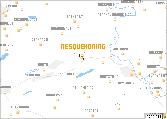 map of Nesquehoning