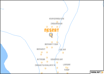 map of Nesrat