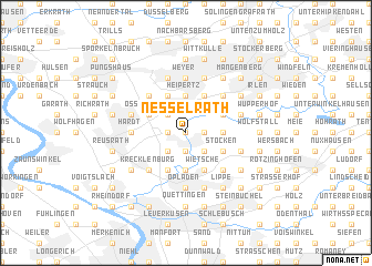 map of Nesselrath