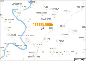 map of Nesselroad