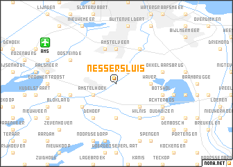 map of Nessersluis