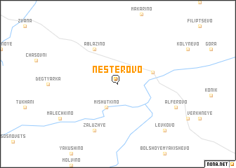 map of Nesterovo