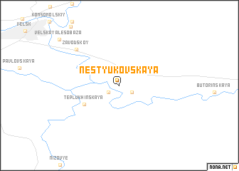 map of Nestyukovskaya