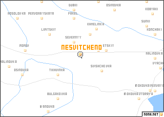 map of Nesvitcheno