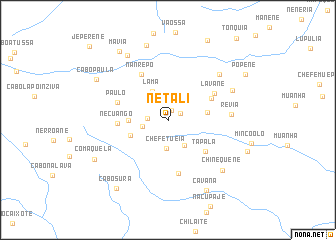 map of Netali
