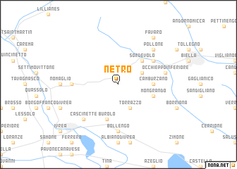 map of Netro