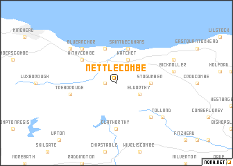 map of Nettlecombe