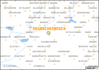 map of Neubachenbruch