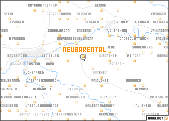 map of Neubärental