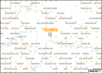 map of Neubäu